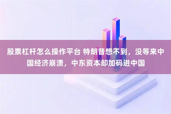 股票杠杆怎么操作平台 特朗普想不到，没等来中国经济崩溃，中东资本却加码进中国