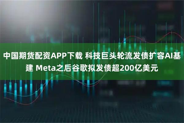 中国期货配资APP下载 科技巨头轮流发债扩容AI基建 Meta之后谷歌拟发债超200亿美元